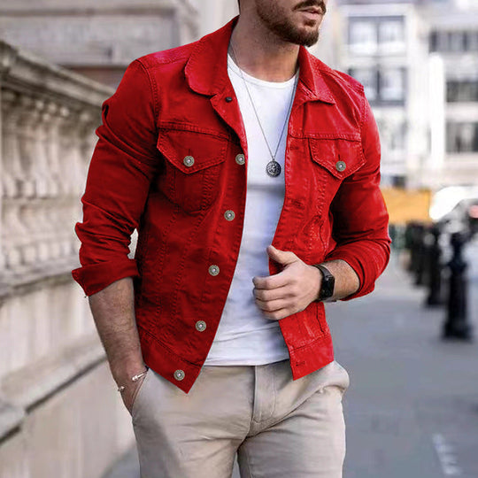 EB Lässige Herren-Jeansjacke