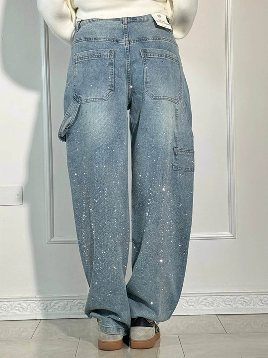 Damen Jeans mit Diamant-Optik & Klassischem Schnitt | EB