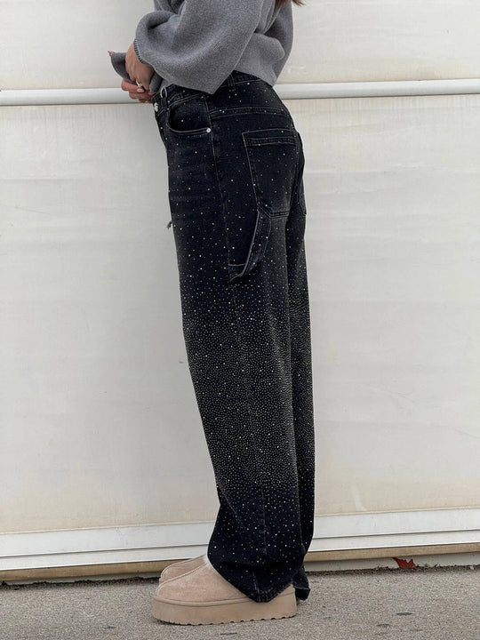 Damen Jeans mit Diamant-Optik & Klassischem Schnitt | EB