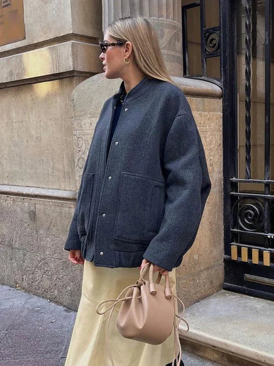 EB | Modische Damen Jacke In Ubergröße