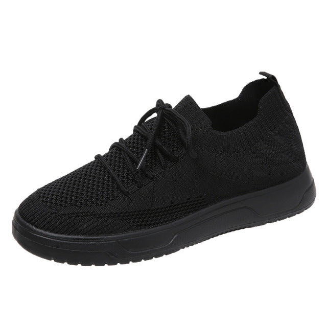 Schwarze StrickSneaker EB