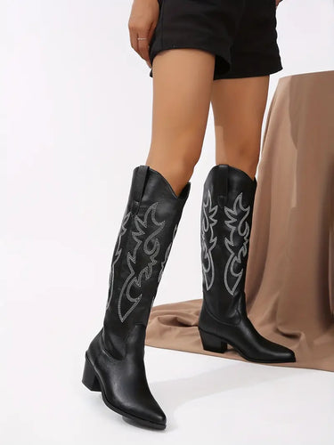 EB | Bestickte Western Cowboy Stiefel
