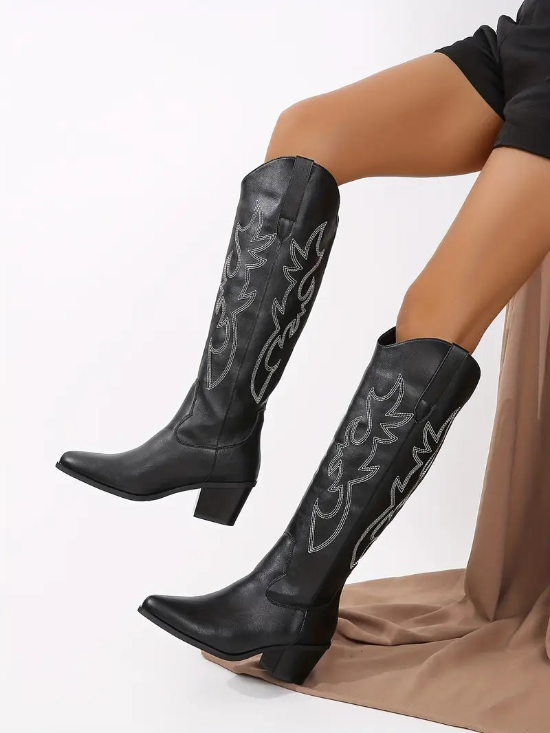 EB | Bestickte Western Cowboy Stiefel