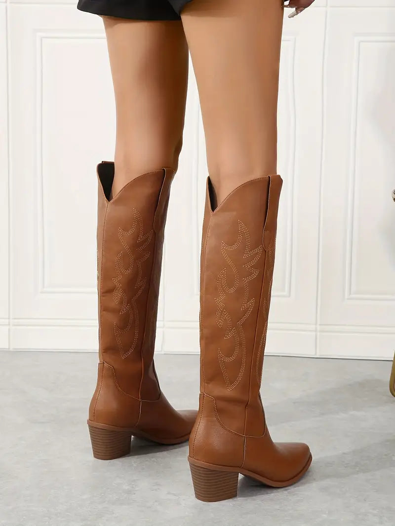 EB | Bestickte Western Cowboy Stiefel