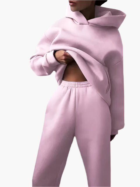 EB | Kapuzenpullover & Jogginghose Set - Winter Freizeitanzug, Lässiges Lounge Outfit