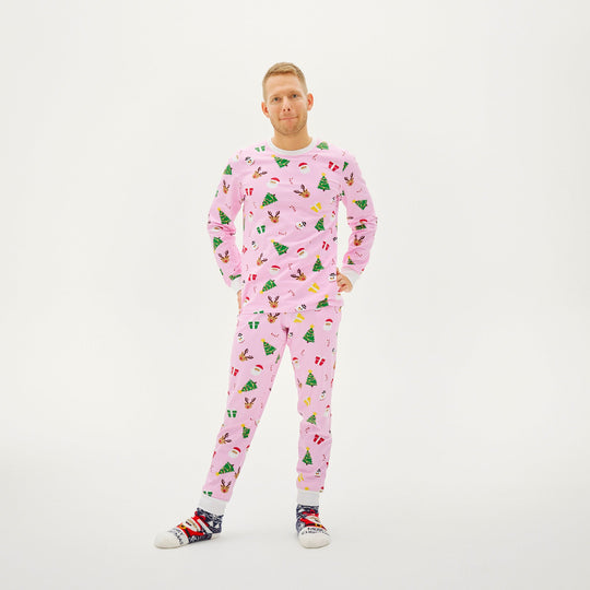 EB | Die pinke Weihnachts-Pyjamas für Herren