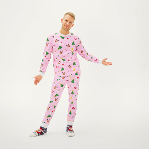 EB | Die pinke Weihnachts-Pyjamas für Herren