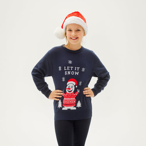 EB | Lass Es Schneien Weihnachts-Pullover Kinder