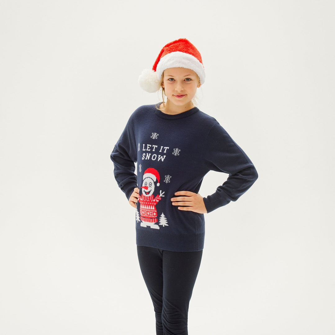 EB | Lass Es Schneien Weihnachts-Pullover Kinder