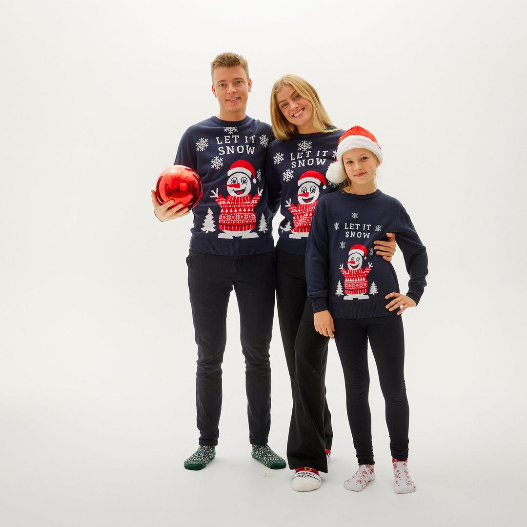 EB | Lass Es Schneien Weihnachts-Pullover Kinder