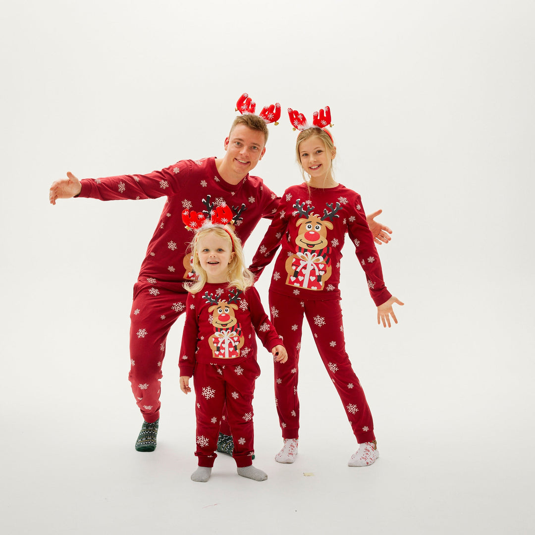 EB | Rudolf's Sweet Christmas Pyjama Rot Damen