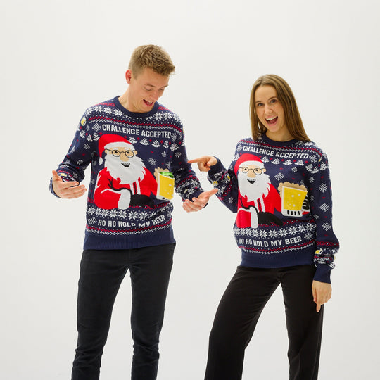 EB | Ho Ho Hold My Beer Sweatshirt Herren