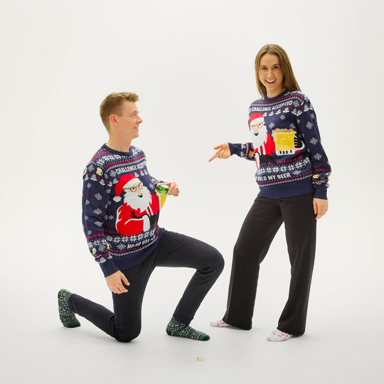 EB | Ho Ho Hold My Beer Sweatshirt Herren