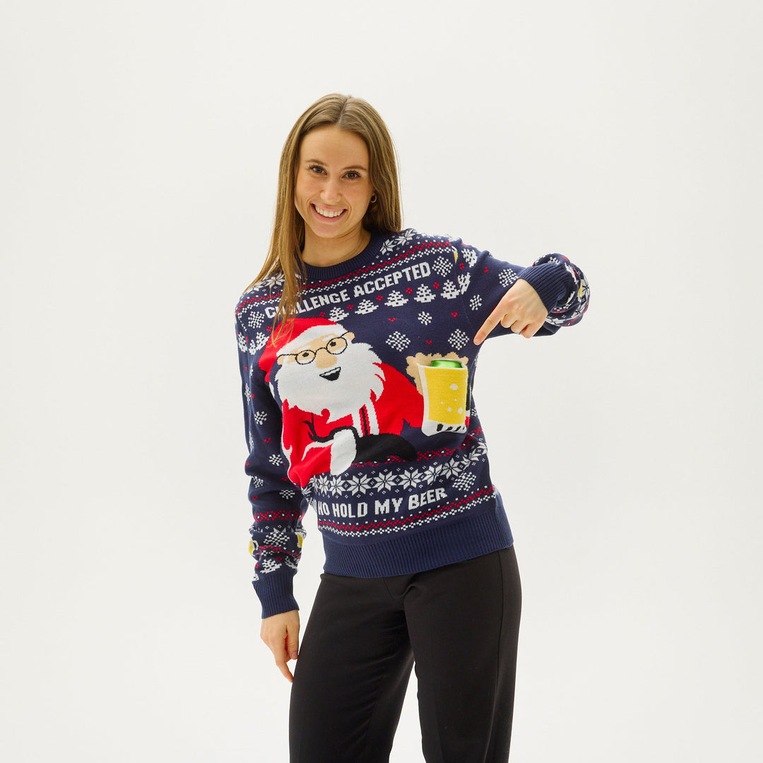 EB | Ho Ho Hold My Beer Sweatshirt Damen