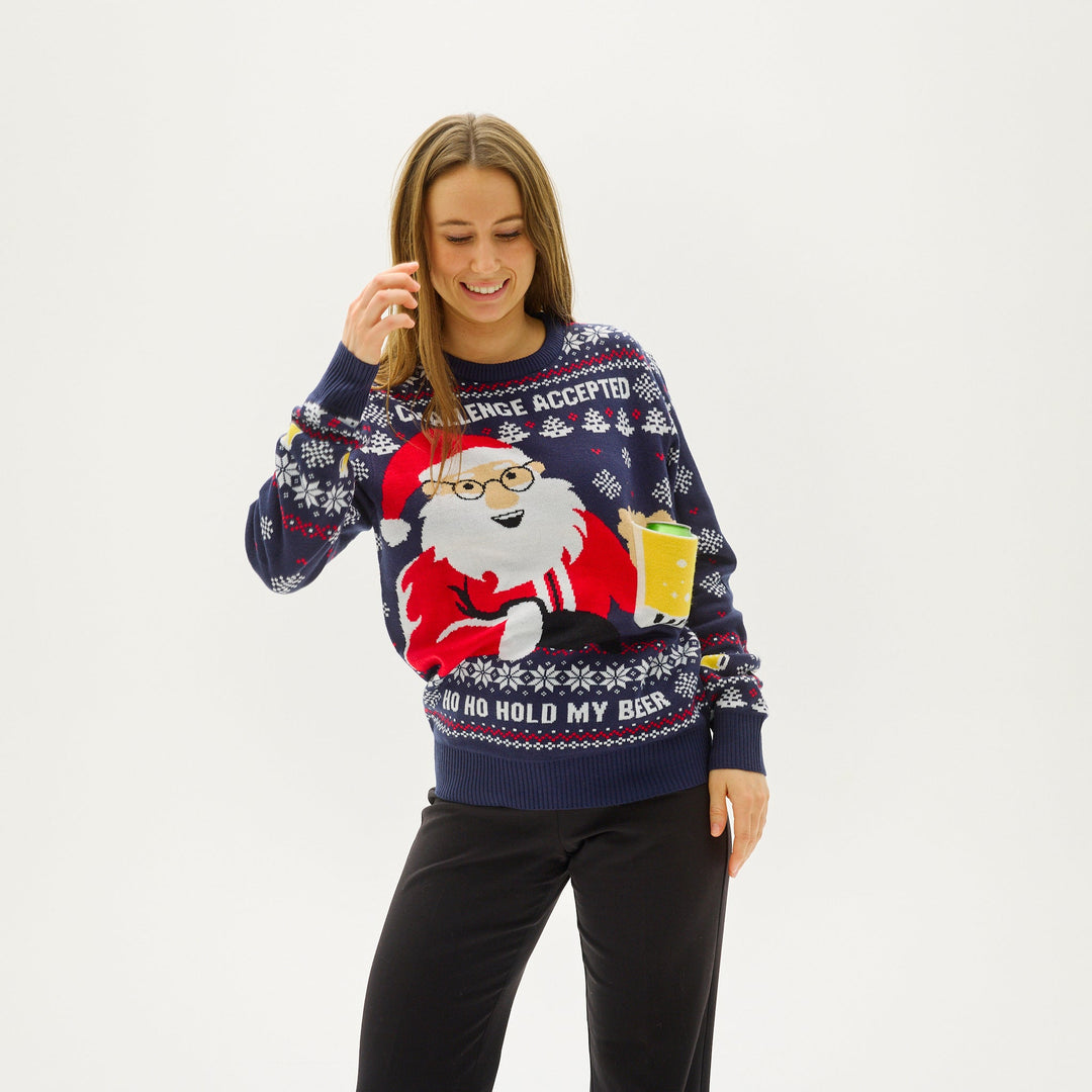 EB | Ho Ho Hold My Beer Sweatshirt Damen