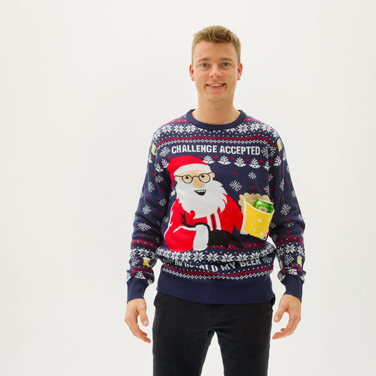 EB | Ho Ho Hold My Beer Sweatshirt Herren