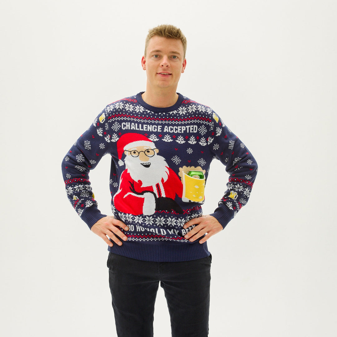 EB | Ho Ho Hold My Beer Sweatshirt Herren