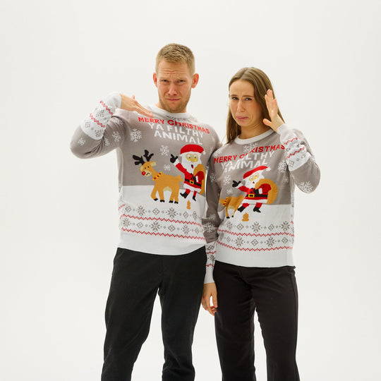 EB | Ya Filthy Animal Weihnachts-Pullover Damen