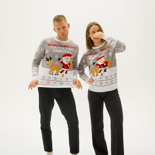 EB | Ya Filthy Animal Weihnachts-Pullover Herren