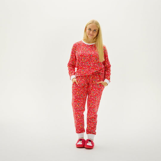 EB | Verrückte Weihnachts-Pyjamas Rot Frauen