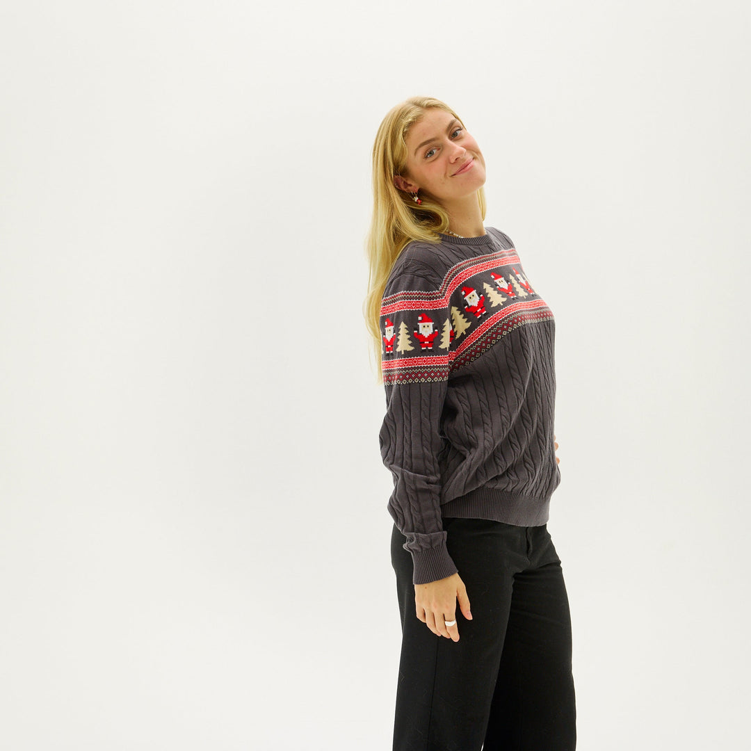 EB | Santas Kabelstrickpullover Damen