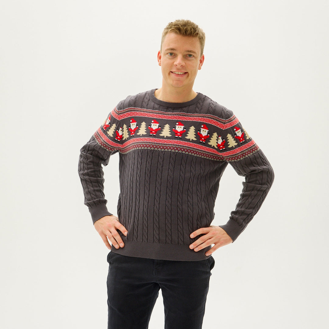 EB | Santas Kabelstrickpullover Herren