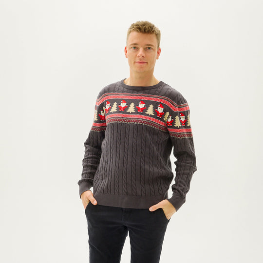 EB | Santas Kabelstrickpullover Herren