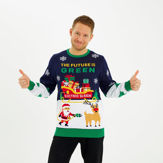 EB | Der elektrische Weihnachtspullover Herren