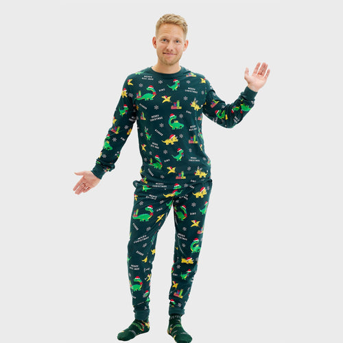 EB | Dino Weihnachts-Pyjama Herren