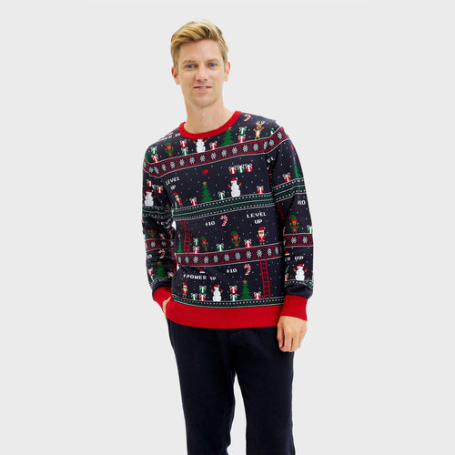 EB | Vintage Gamer Weihnachten Pullover Herren