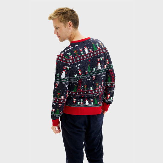 EB | Vintage Gamer Weihnachten Pullover Herren
