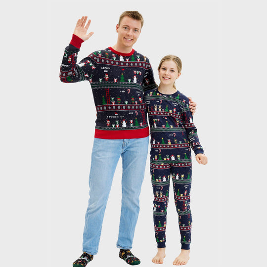EB | Vintage Gamer Weihnachts Pullover Damen