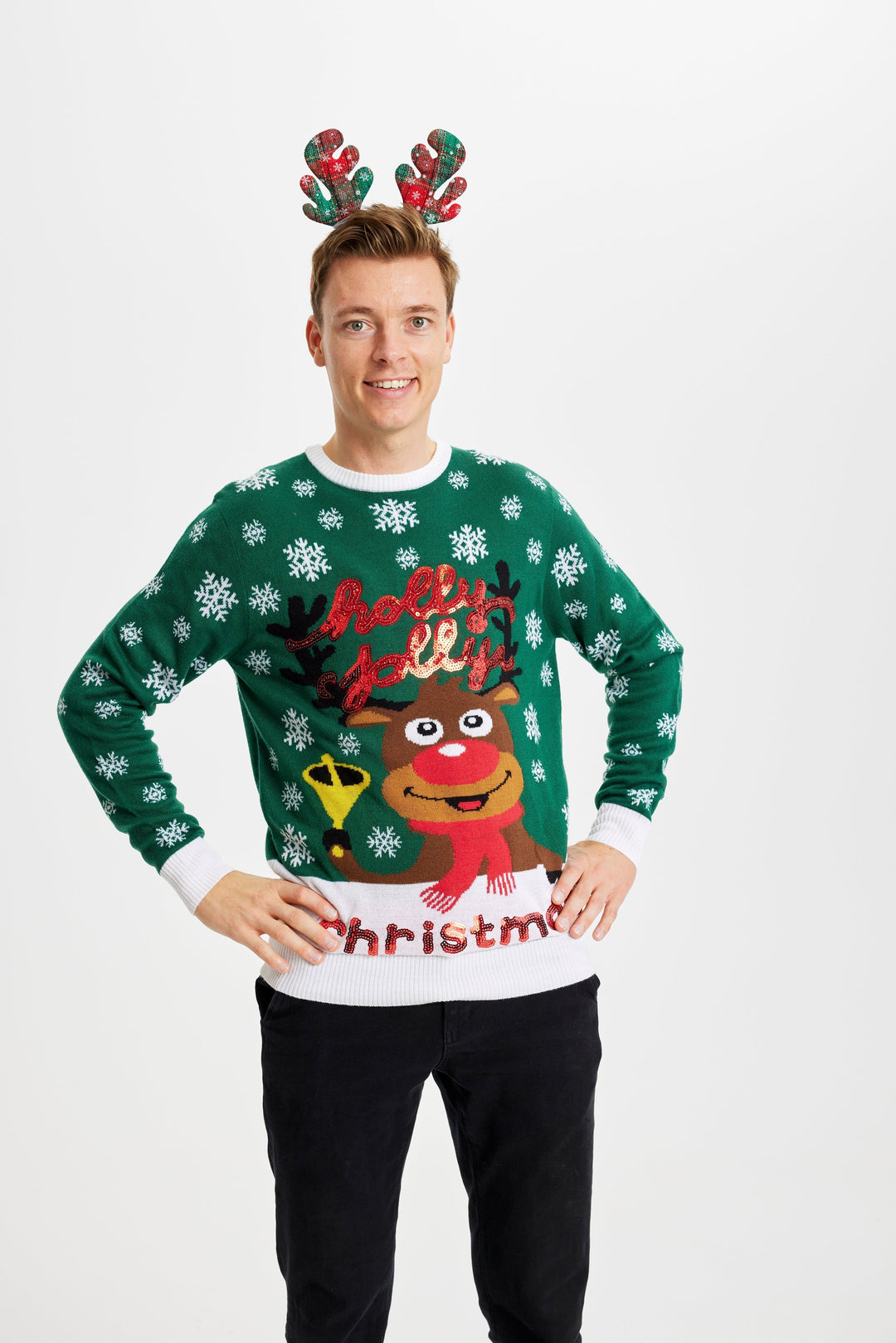 EB | Holly Jolly Christmas Weihnachts-Pullover Herren