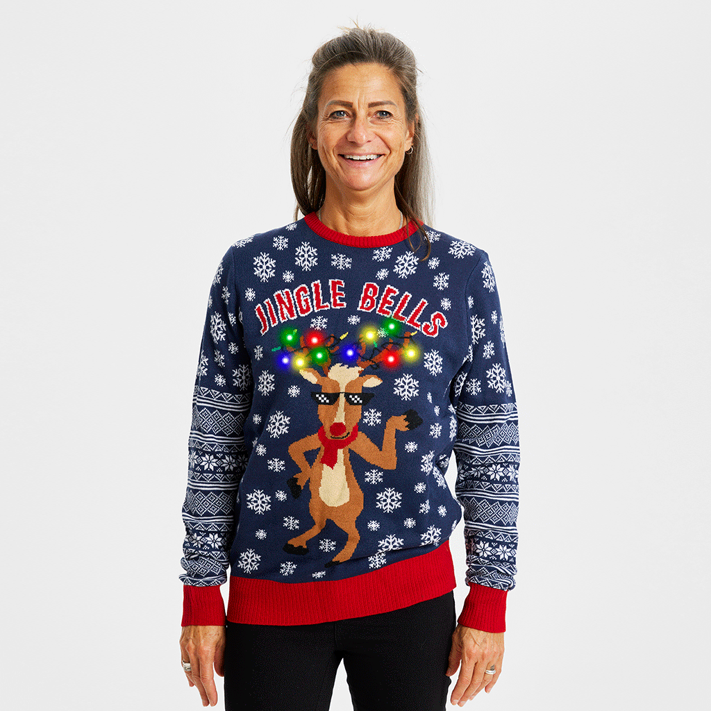 EB | Jingle Bells Weihnachts-Pullover Frauen