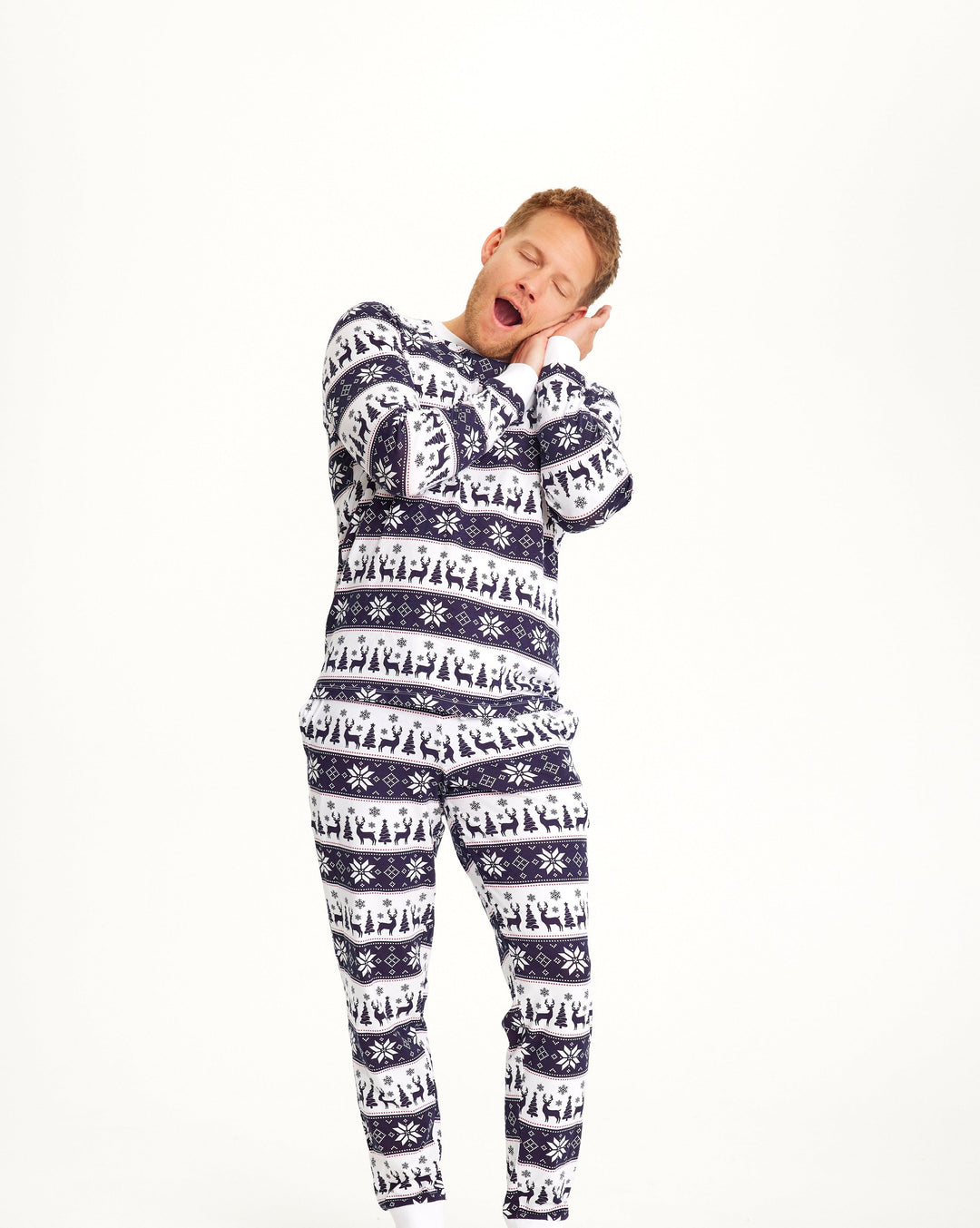 EB | Rentier Weihnachten Pyjama Marine Männer