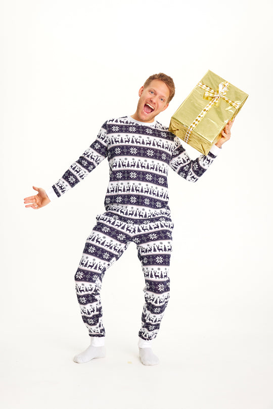 EB | Rentier Weihnachten Pyjama Marine Männer