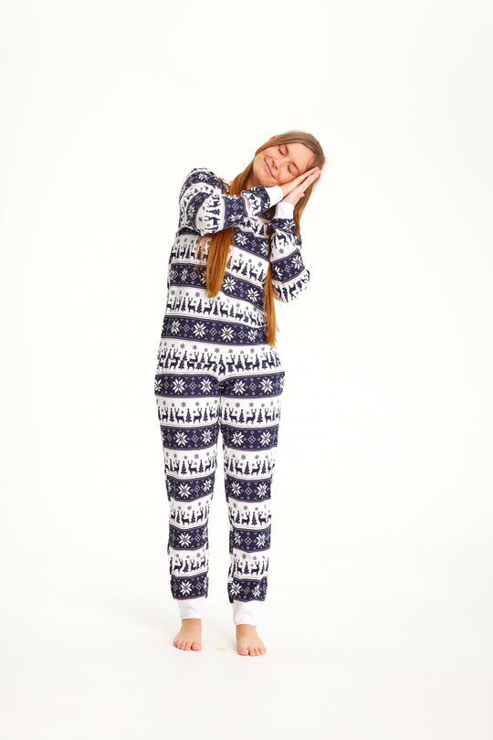 EB | Rentier Weihnachten Schlafanzug Navy Damen