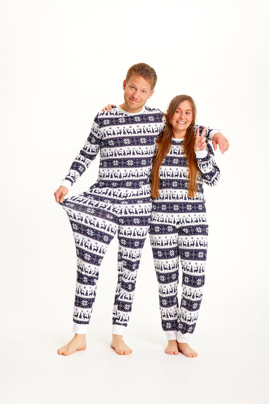 EB | Rentier Weihnachten Schlafanzug Navy Damen