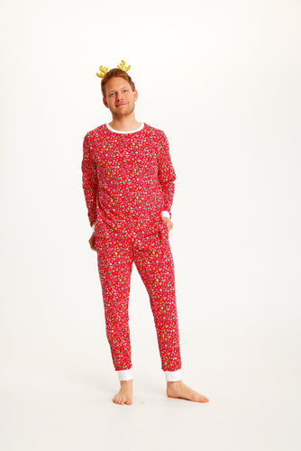 EB | Verrückte Weihnachts-Pyjamas Rot Herren