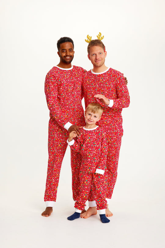 EB | Verrückte Weihnachts-Pyjamas Rot Frauen