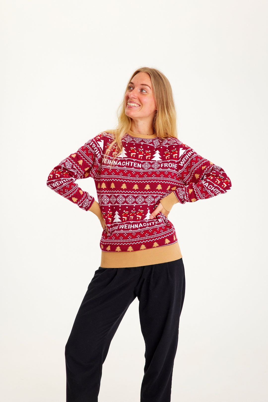 EB | Frohe Weihnachten Weihnachts Pullover Damen
