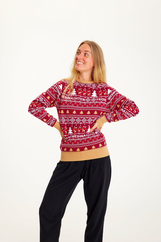 EB | Frohe Weihnachten Weihnachts Pullover Damen