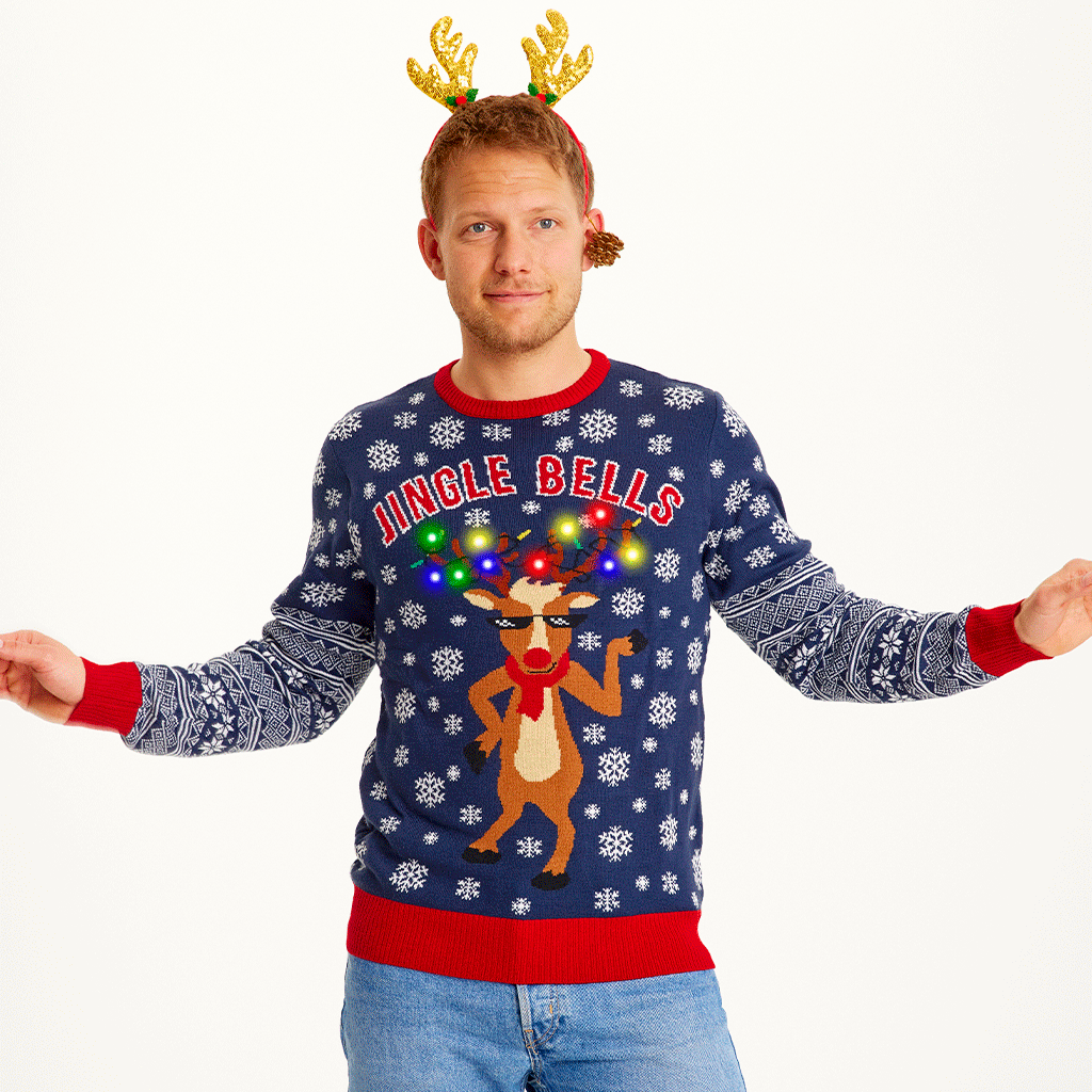 EB | Jingle Bells Weihnachts-Pullover Herren