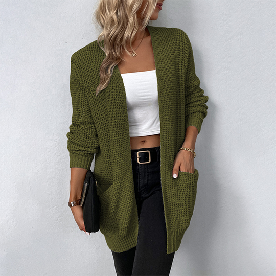 EB | Damen Strickjacke mit Taschen – Maelis