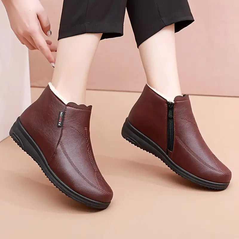 EB | Orthopädische Damenstiefeletten mit Plüschfutter
