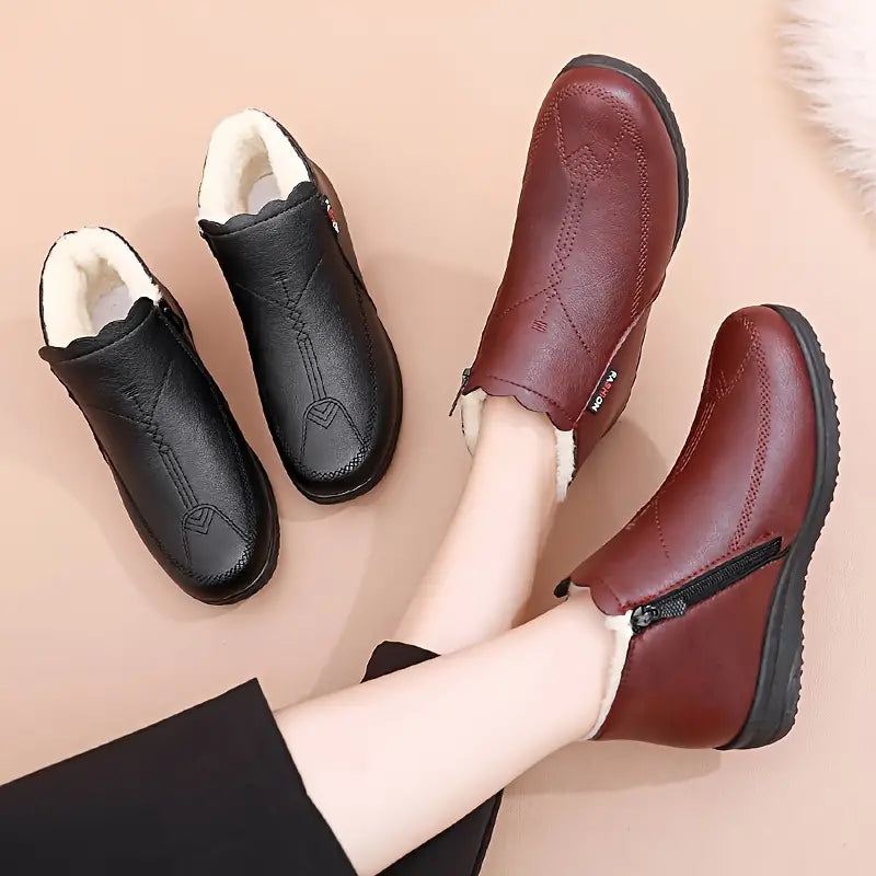 EB | Orthopädische Damenstiefeletten mit Plüschfutter