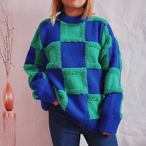EB | Patchwork Freizeitpullover