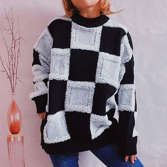 EB | Patchwork Freizeitpullover