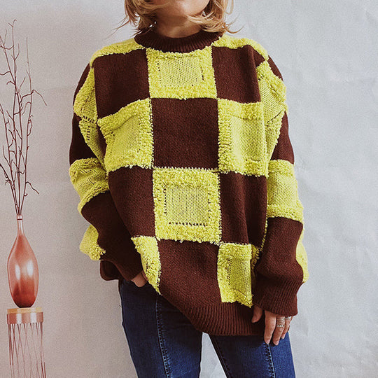 EB | Patchwork Freizeitpullover