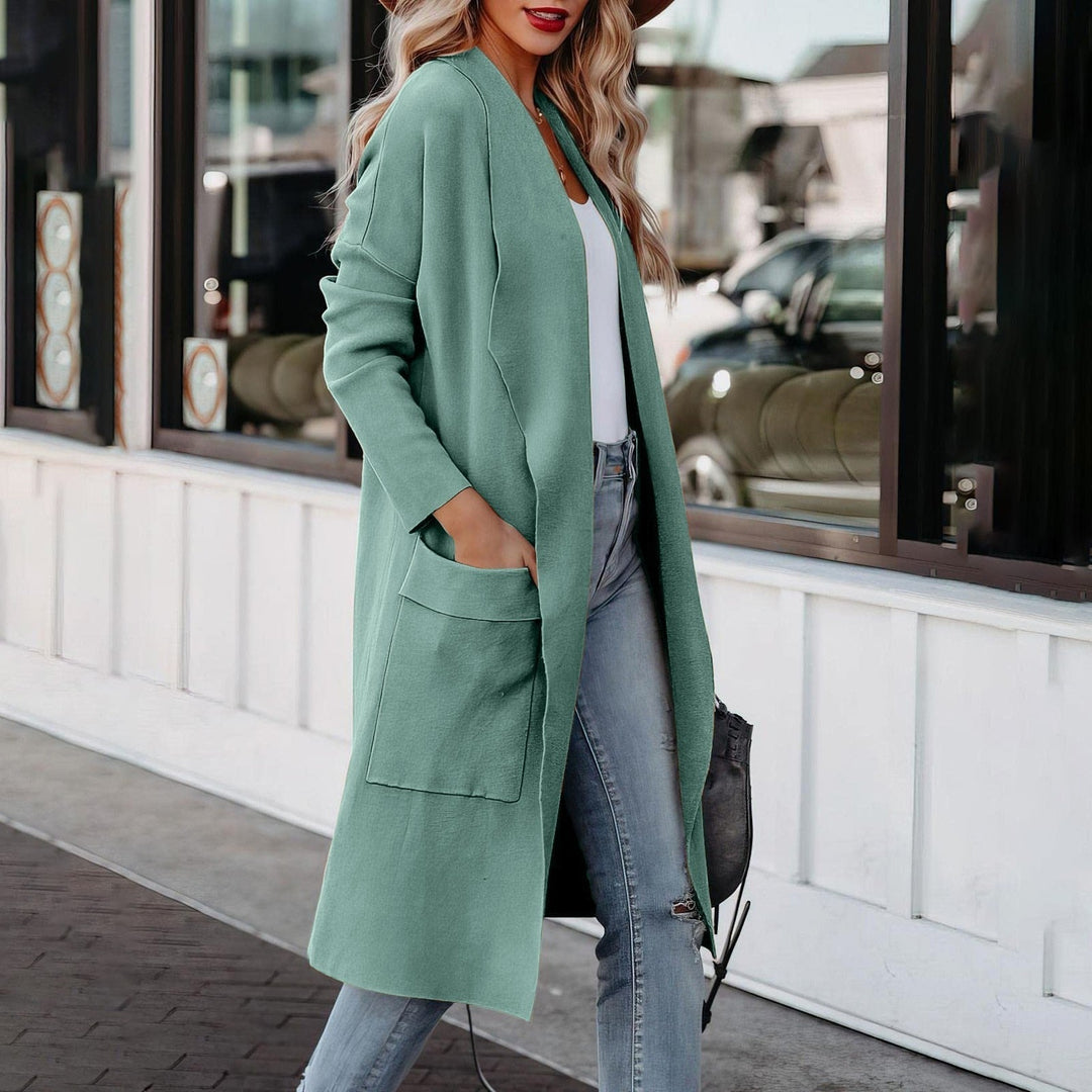 EB | Eleganter Strick Winter Wildledermantel